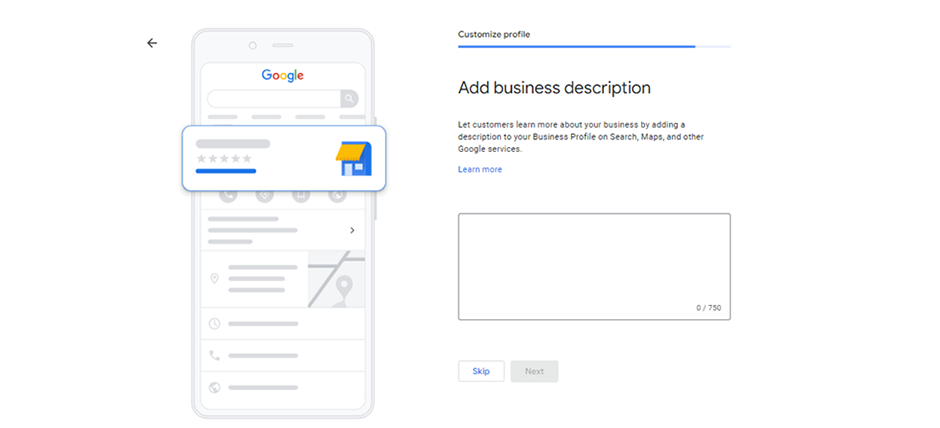 Add Business Description