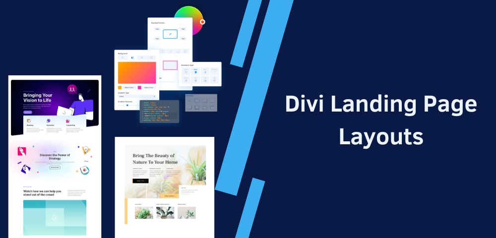 DIVI Landing Page Layouts