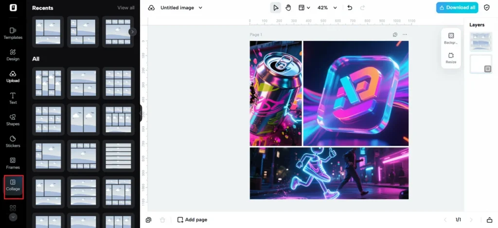 Choose and Customize Your Collage Template